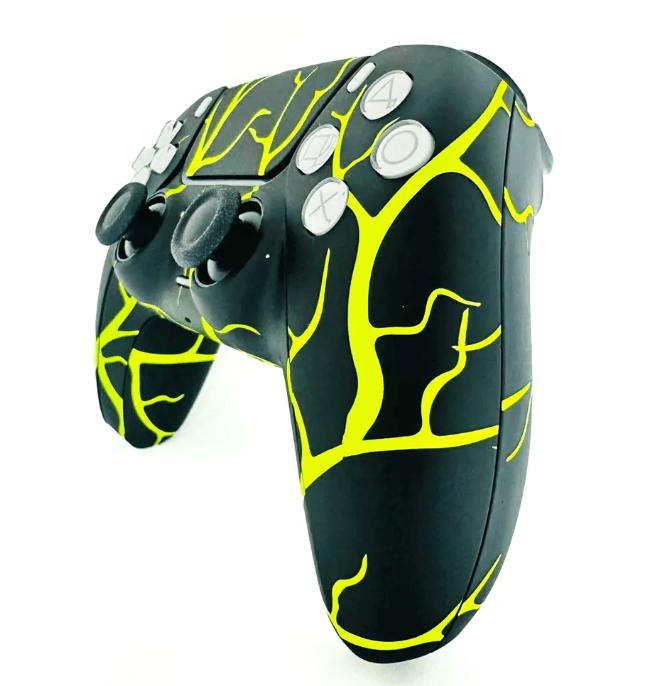 Merlin Craft Customized Sony Dual Sense Gaming Controller For Ps5 & Ps5 Slim - Thunder - Marah Kids