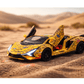 D - Power 1:32 Die - Cast Lamborghini Sian FKP 37 Keith Haring Edition Yellow with Lights & Sound - Marah Kids