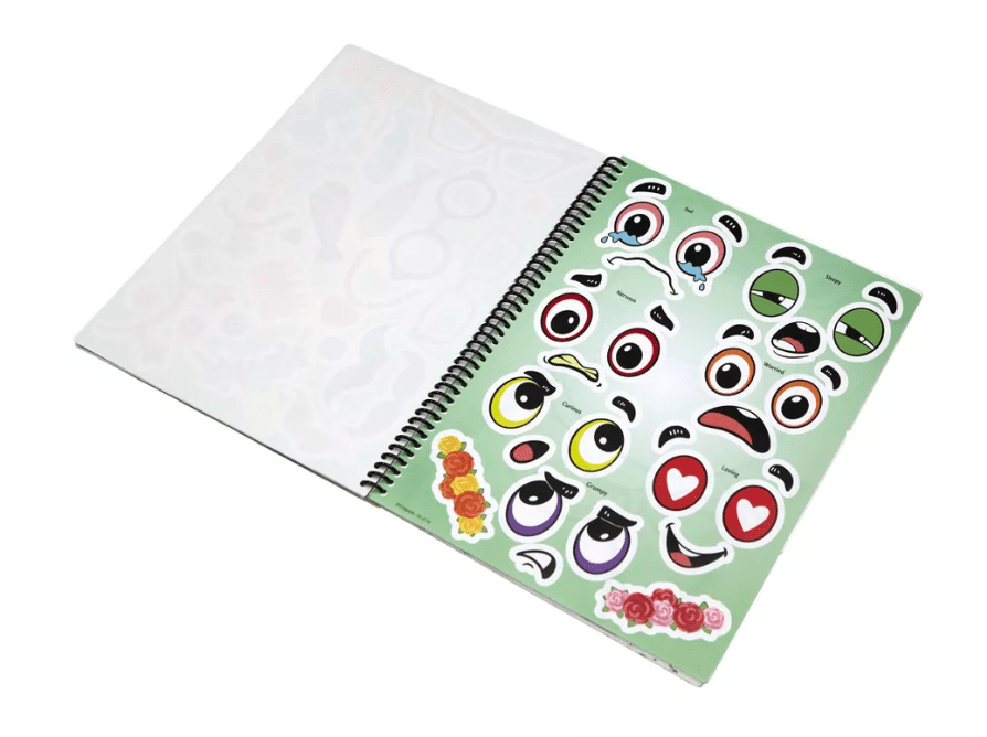 Crayola “Today I Feel” Animal Mix & Match Flip Book – Emotion Learning Activity for Toddlers, 30 Pages & 50+ Stickers | Preschool Feelings Book for Coloring, Mixing & Matching | Educational Gift for Kids Ages 3+ - Marah Kids