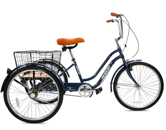 Hauler Single Speed Adult Tricycle - 26 inch - Blue - Marah Kids