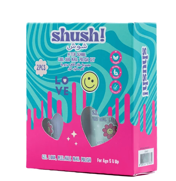 Shush After School Cool Duo Nail Polish Set (2 Pcs) - Marah Kids