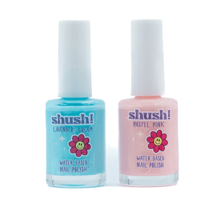 Shush Cotton Candy Crush Duo Nail Polish Set (2Pcs) - Marah Kids