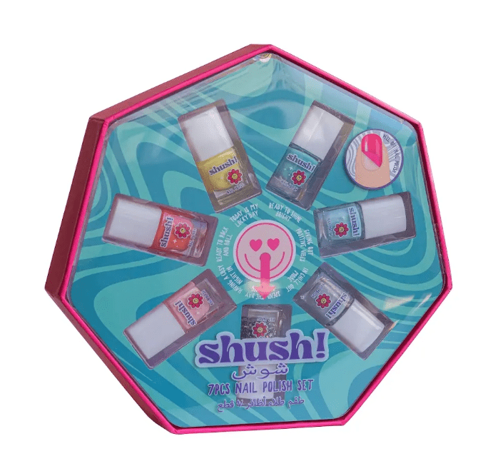Shush 7 Pcs Nail Polish Set - Marah Kids
