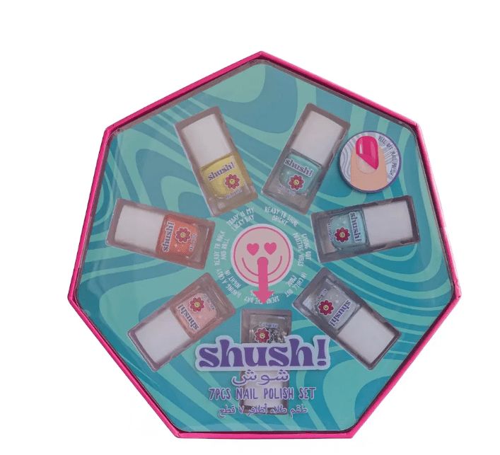 Shush 7 Pcs Nail Polish Set - Marah Kids