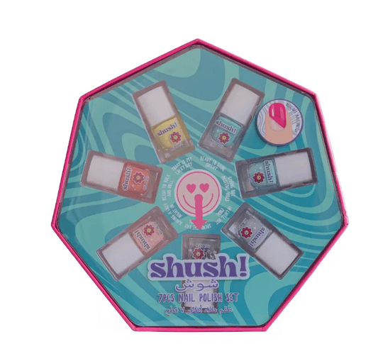 Shush 7 Pcs Nail Polish Set - Marah Kids