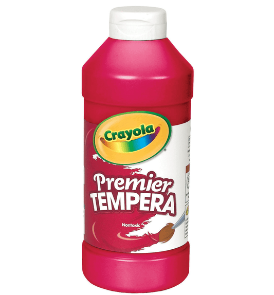 Crayola - Premier Tempera Paint 16 - oz. Choose Your Color – set of 1 count Assorted multicolor | Recommended for ages 3 years and up - Marah Kids