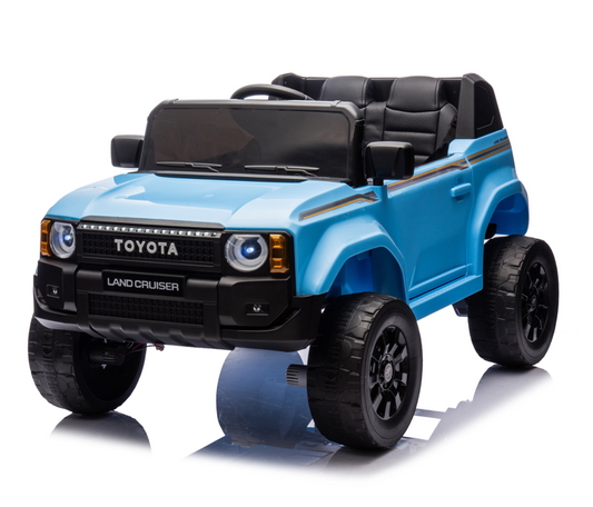 Toyota Prado Children Ride On Car with Remote Control - Blue 12V