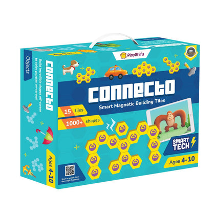 Plugo Connecto | Building Magnetic Tile Toy - Marah Kids