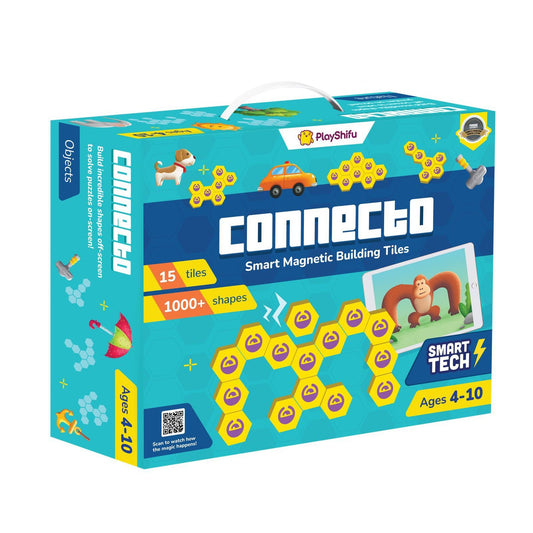 Plugo Connecto | Building Magnetic Tile Toy - Marah Kids