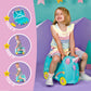 Trunki Ride-On Suitcase - Una Unicorn: Teal Toy Gift for 3-4 Year Old Girls