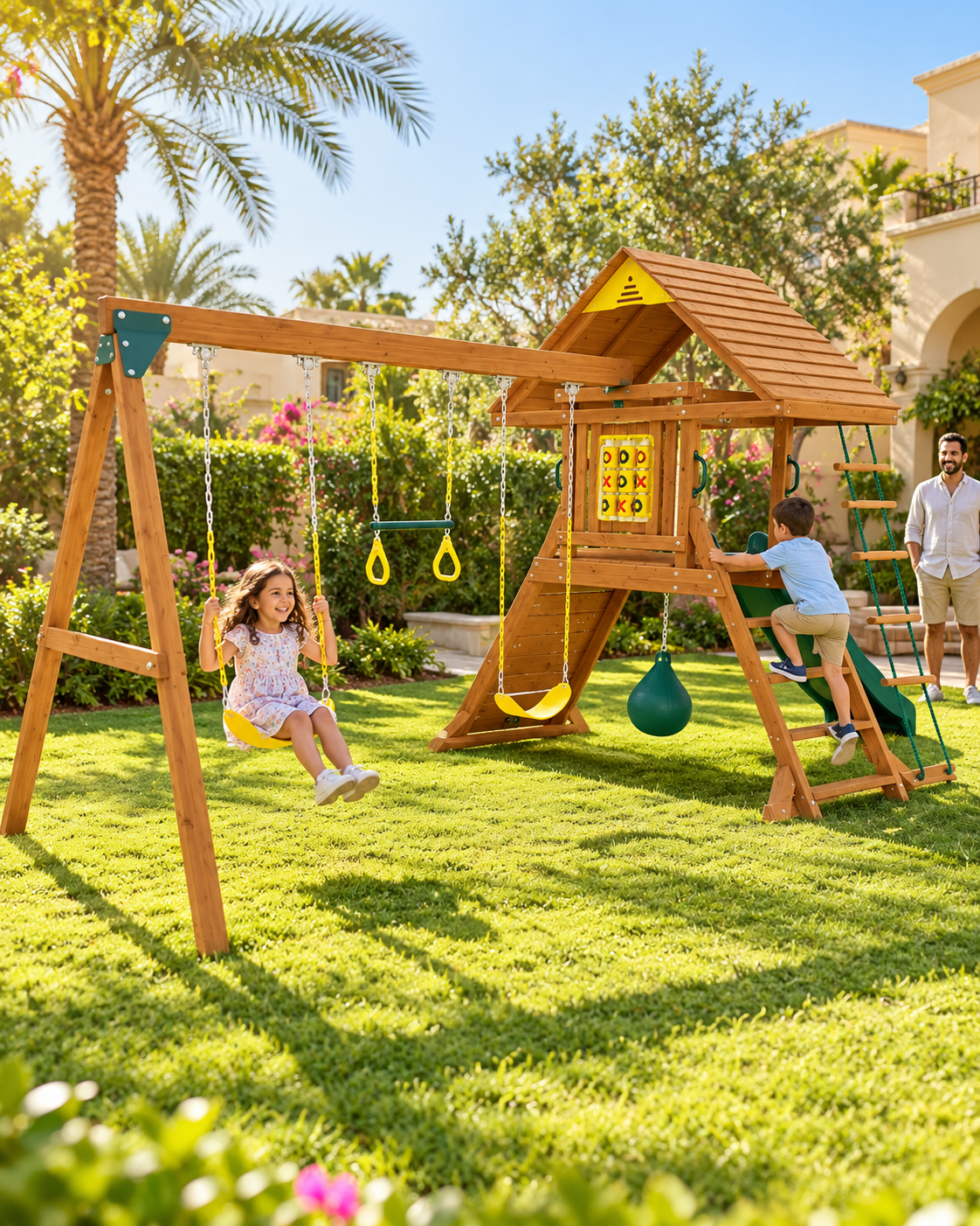 Kiddoro - Hilltop Heights Swing Set