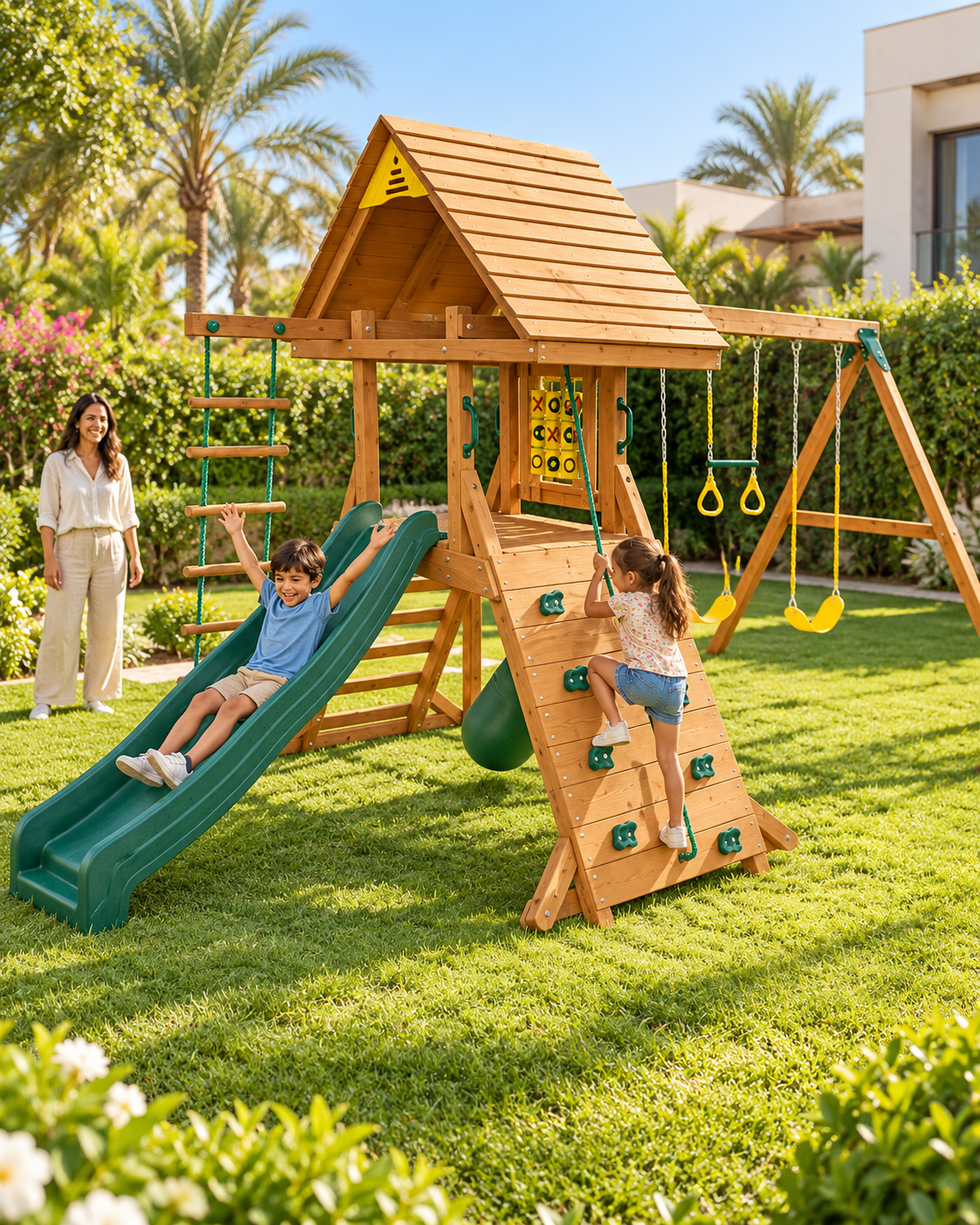 Kiddoro - Hilltop Heights Swing Set