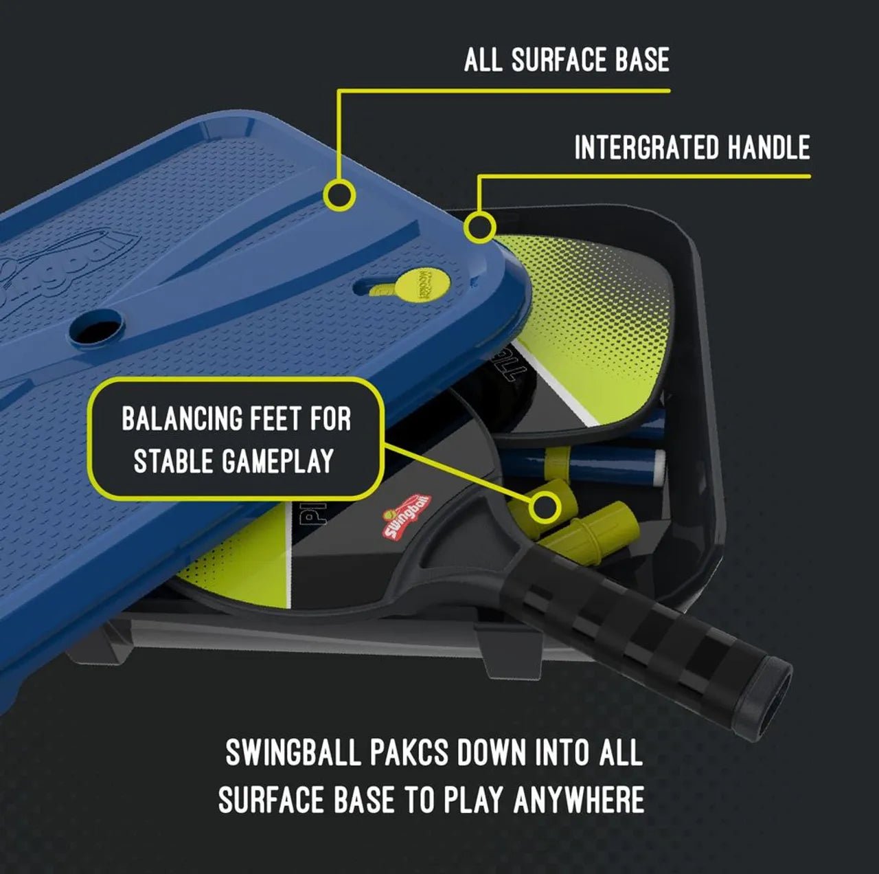 Swingball Pickleball Set In Base - Marah Kids