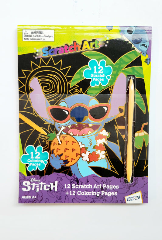 Disney Stitch Scratch Art