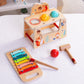 Tooky Toys Pound & Tap Bench kids wooden play set - view 3 | Marah Kids