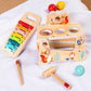 Tooky Toys Pound & Tap Bench wooden pretend play toy - view 5 | Marah Kids