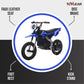 Top Gear TG 580 | 36V Electric Dirt Bike for Kids – 500W Motor, Air Wheels, Disc Brake, Bluetooth & Key Start - Blue - Marah Kids
