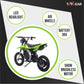 Top Gear TG 580 | 36V Electric Dirt Bike for Kids – 500W Motor, Air Wheels, Disc Brake, Bluetooth & Key Start - Green - Marah Kids