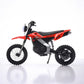 Top Gear TG 580 | 36V Electric Dirt Bike for Kids – 500W Motor, Air Wheels, Disc Brake, Bluetooth & Key Start - Red - Marah Kids