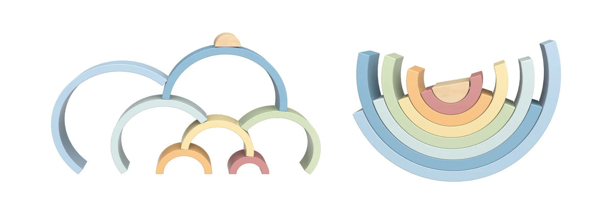 TOOKY TOY Rainbow Stacker - Marah Kids
