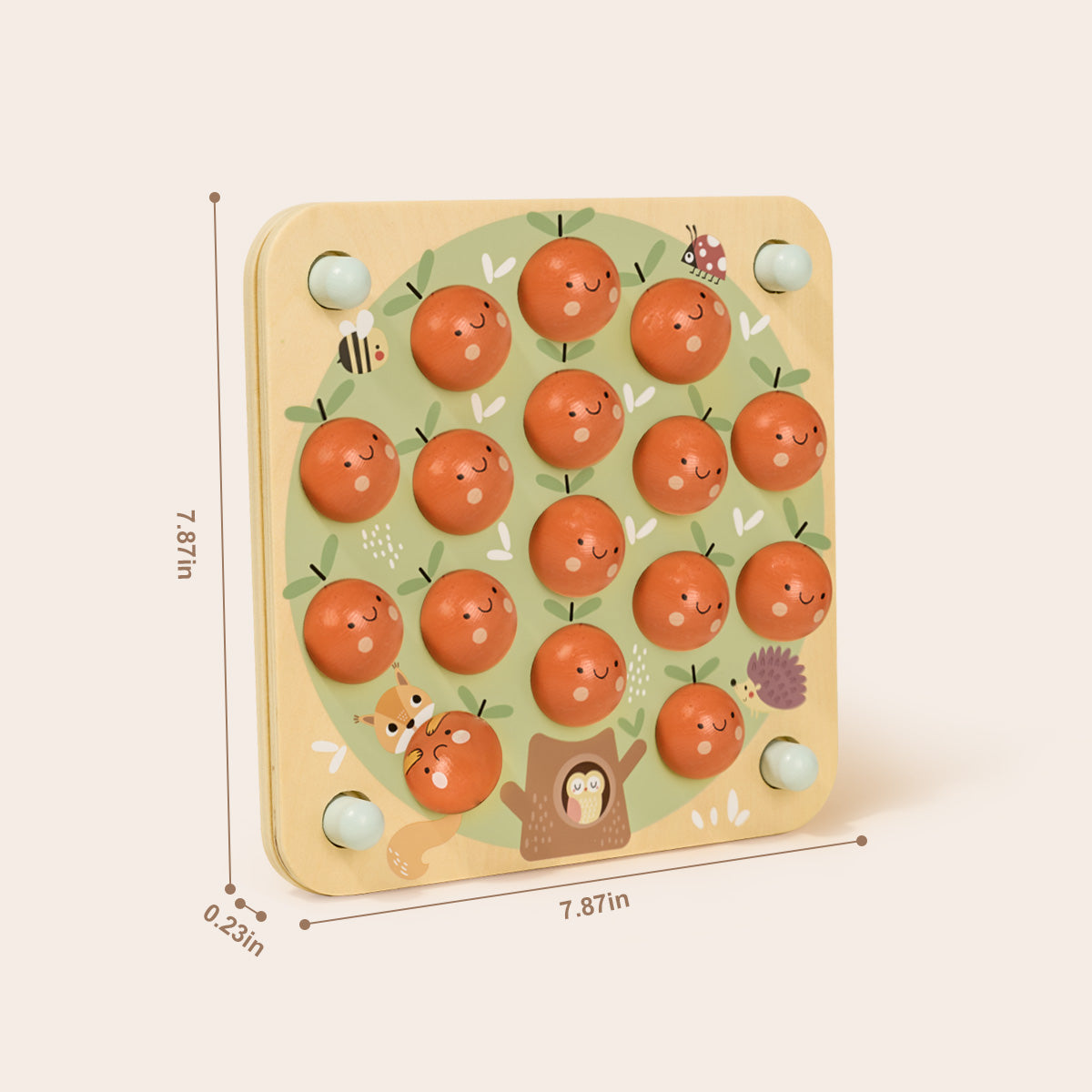 Tooky Toys Memory Game - Apple learning and development toy - view 3 | Marah Kids