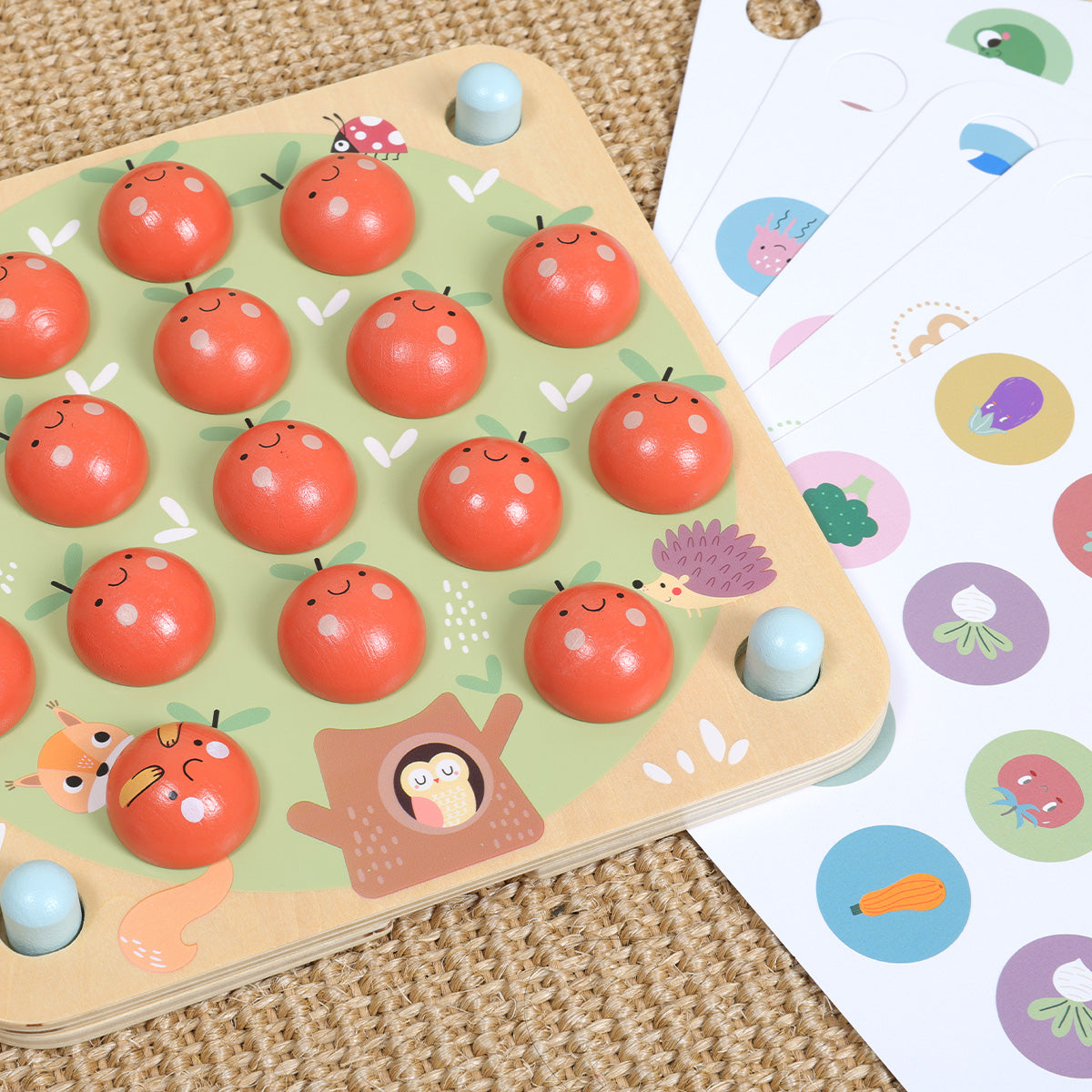 Tooky Toys Memory Game - Apple learning and development toy - view 7 | Marah Kids