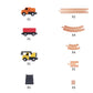 TOOKY TOY Construction Yard Train Set - Medium - Marah Kids