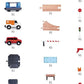 TOOKY TOY Fire Rescue Train Set - Large - Marah Kids