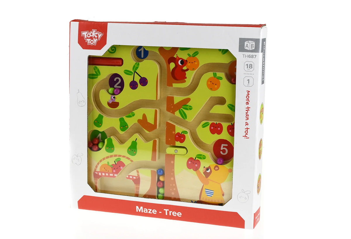 TOOKY TOY Magnetic Maze - Apple Tree - Marah Kids