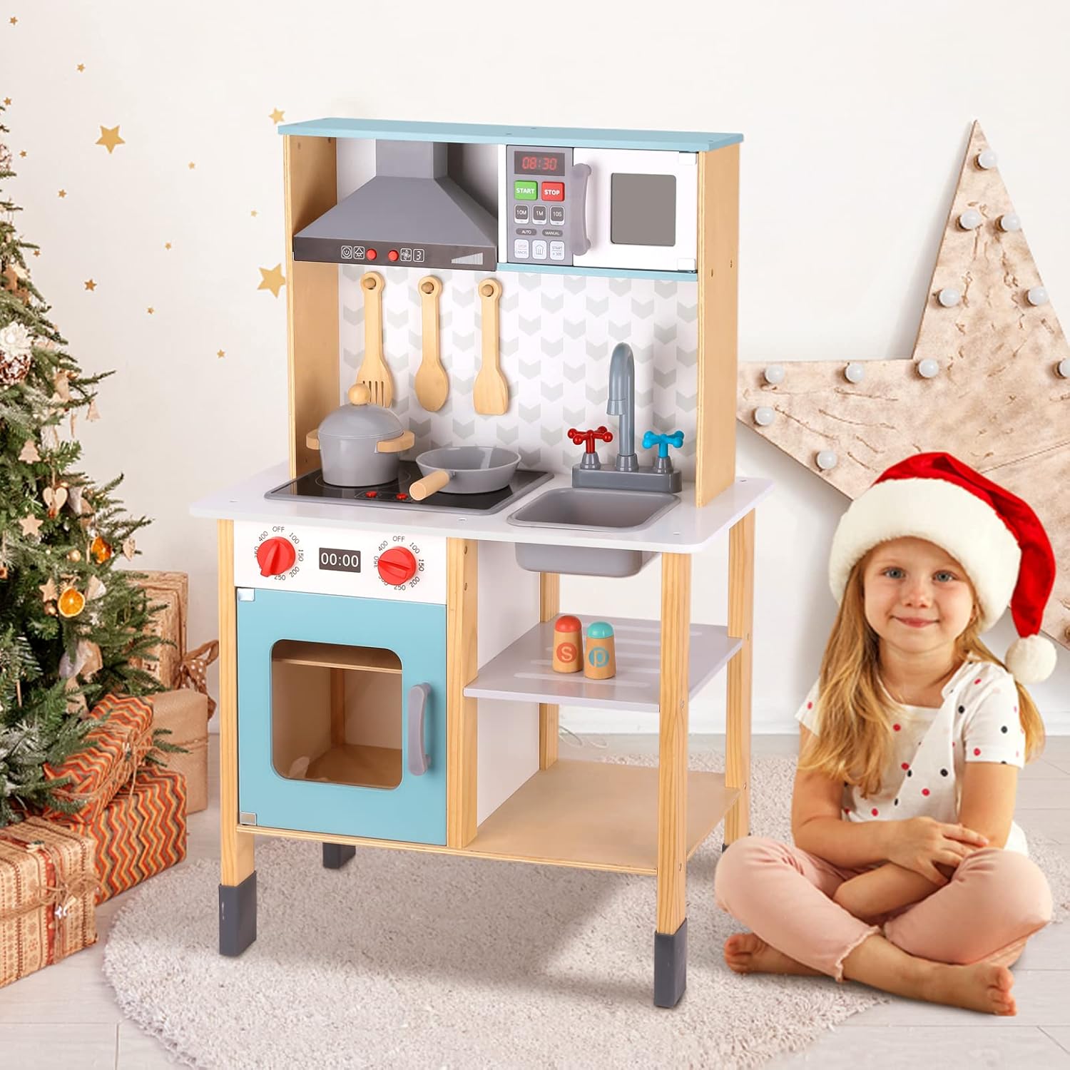 Tooky Toys Kitchen Set pretend play kitchen set - view 6 | Marah Kids