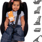 Trunki Seat Belt Pads - Mylo Monkey: Comfy Kids Seatbelt Cover, Orange - Marah Kids