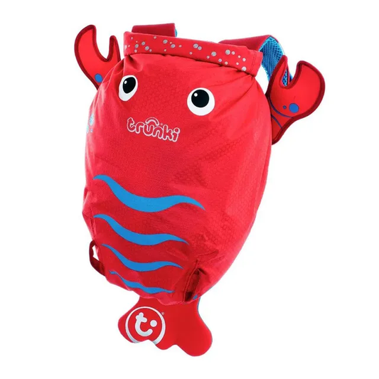 Trunki PaddlePak Waterproof Kids Swim Bag - Coral Tropical Fish (Red)
