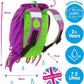 Trunki PaddlePak Waterproof Kids Swim Bag - Coral Tropical Fish (Pink)