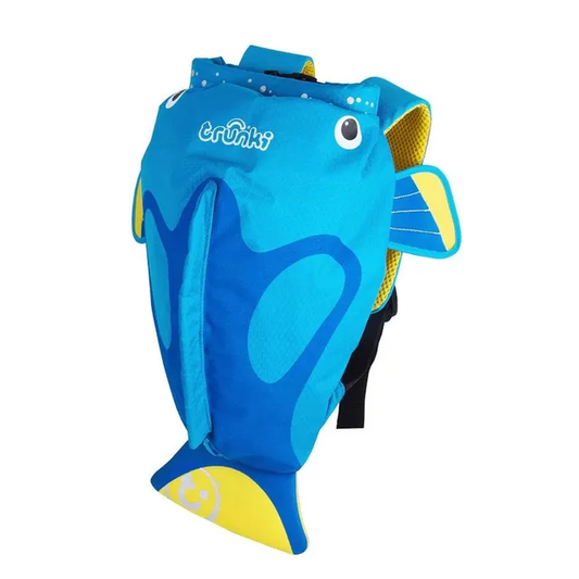 Trunki PaddlePak Waterproof Kids Swim Bag - Coral Tropical Fish (Blue)