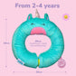 Trunki Kids Travel Neck Pillow & Chin Support, Una Unicorn - Turquoise - Marah Kids