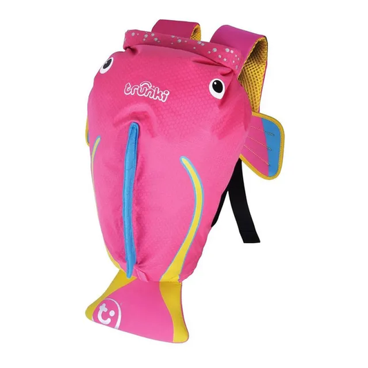 Trunki PaddlePak Waterproof Kids Swim Bag - Coral Tropical Fish (Pink)