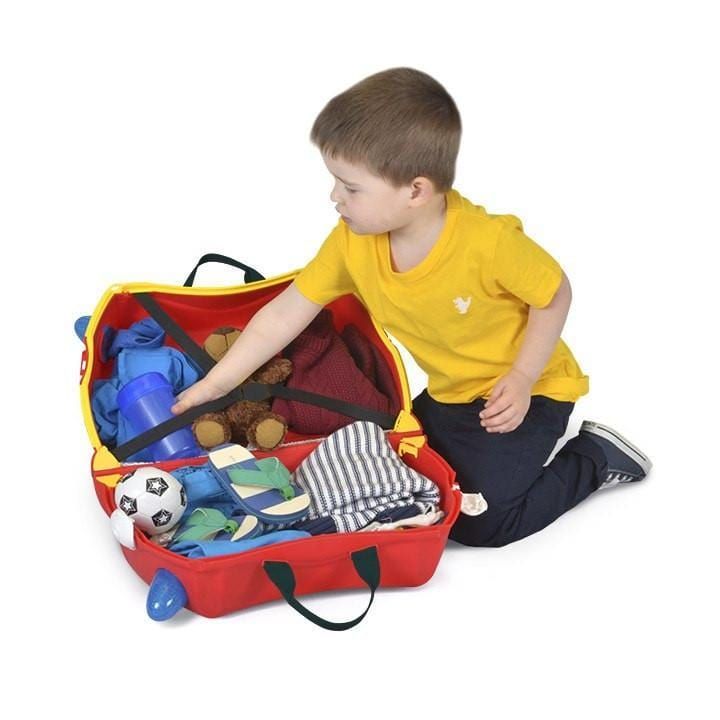 Trunki Ride-On Suitcase - Frank Fire Engine: Fun Gift for 3-Year-Old Boys