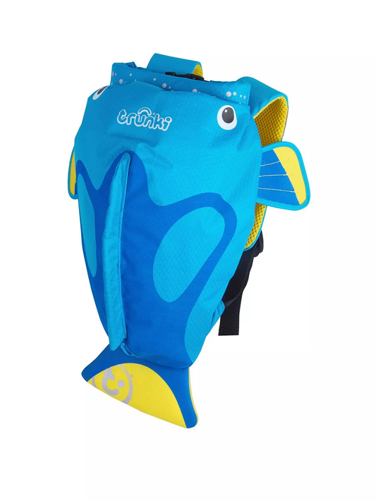 Trunki PaddlePak Waterproof Kids Swim Bag - Coral Tropical Fish (Blue)