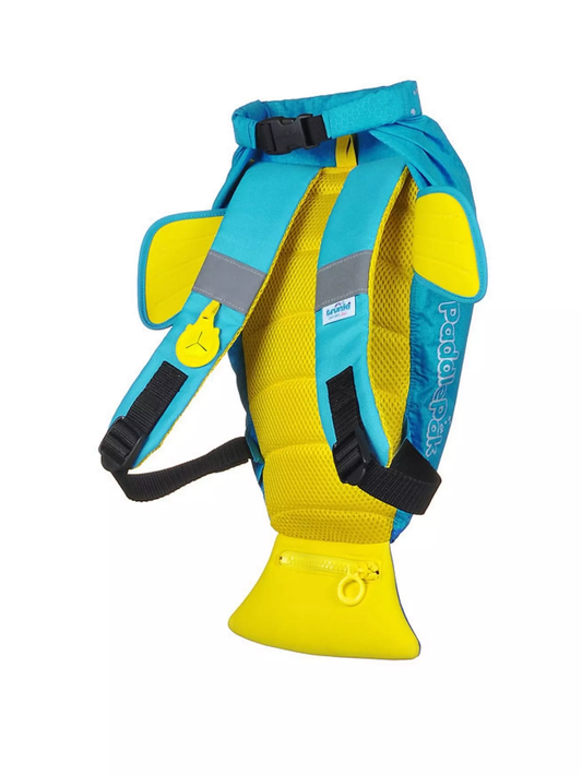 Trunki PaddlePak Waterproof Kids Swim Bag - Coral Tropical Fish (Blue)