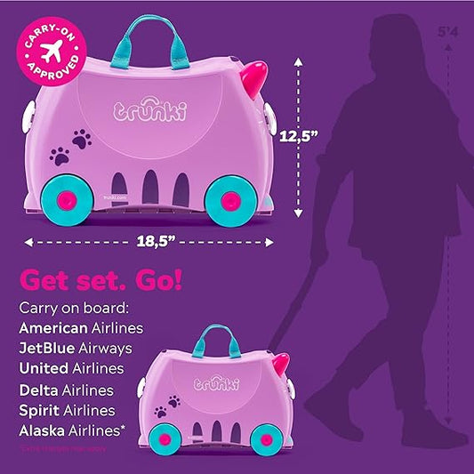 Trunki Harley The Ladybug Ride On Suitcase Red TI0092 - GB01 - Marah Kids