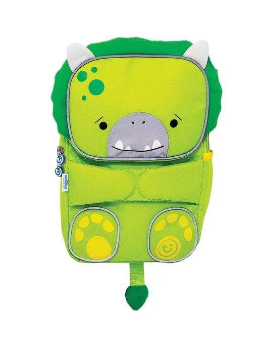 Trunki Toddler Backpack - Dudley Dinosaur: High Visibility Pre-School Rucksack