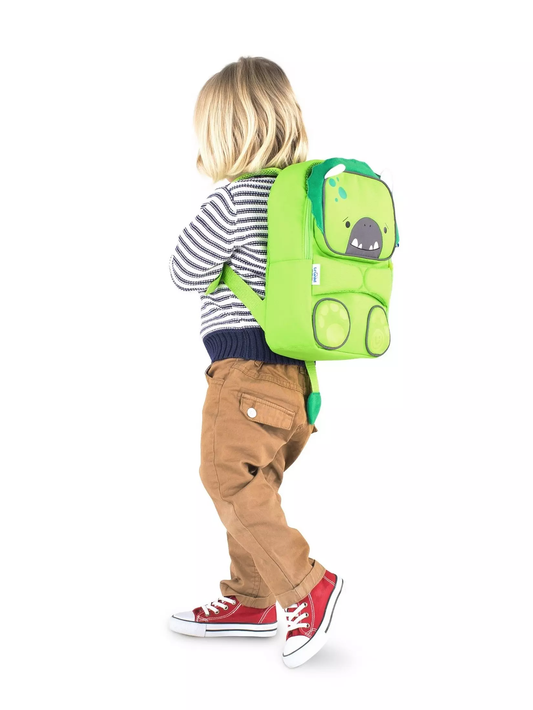Trunki Toddler Backpack - Dudley Dinosaur: High Visibility Pre-School Rucksack