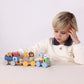 Tooky Toys Stacking Train - Animals wooden toy for toddlers - view 4 | Marah Kids