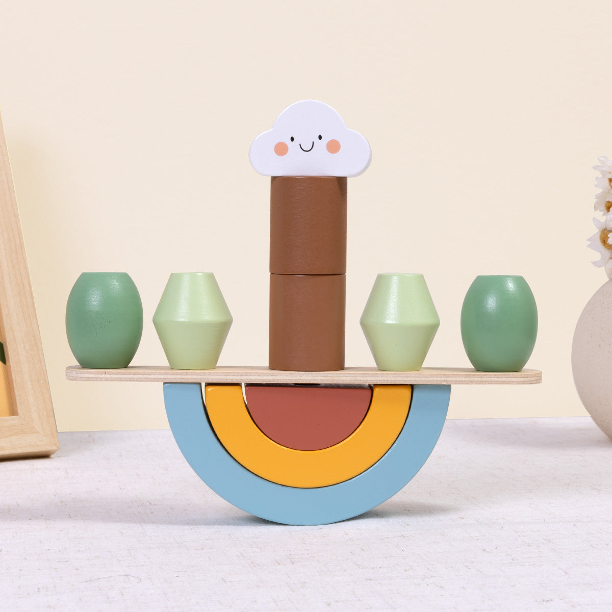 Tooky Toys Stacking Animals wooden toy for toddlers - view 4 | Marah Kids