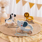 Tooky Toys Pull Along - Elephant baby wooden activity toy - view 6 | Marah Kids