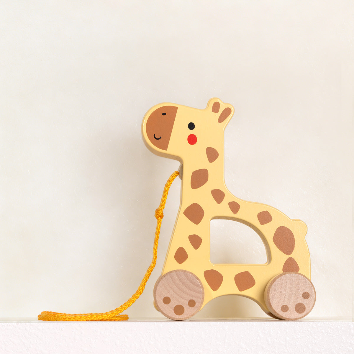 Tooky Toys Pull Along - Giraffe wooden toy for toddlers - view 4 | Marah Kids