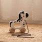 Tooky Toys Pull Along - Zebra wooden toy for toddlers - view 4 | Marah Kids