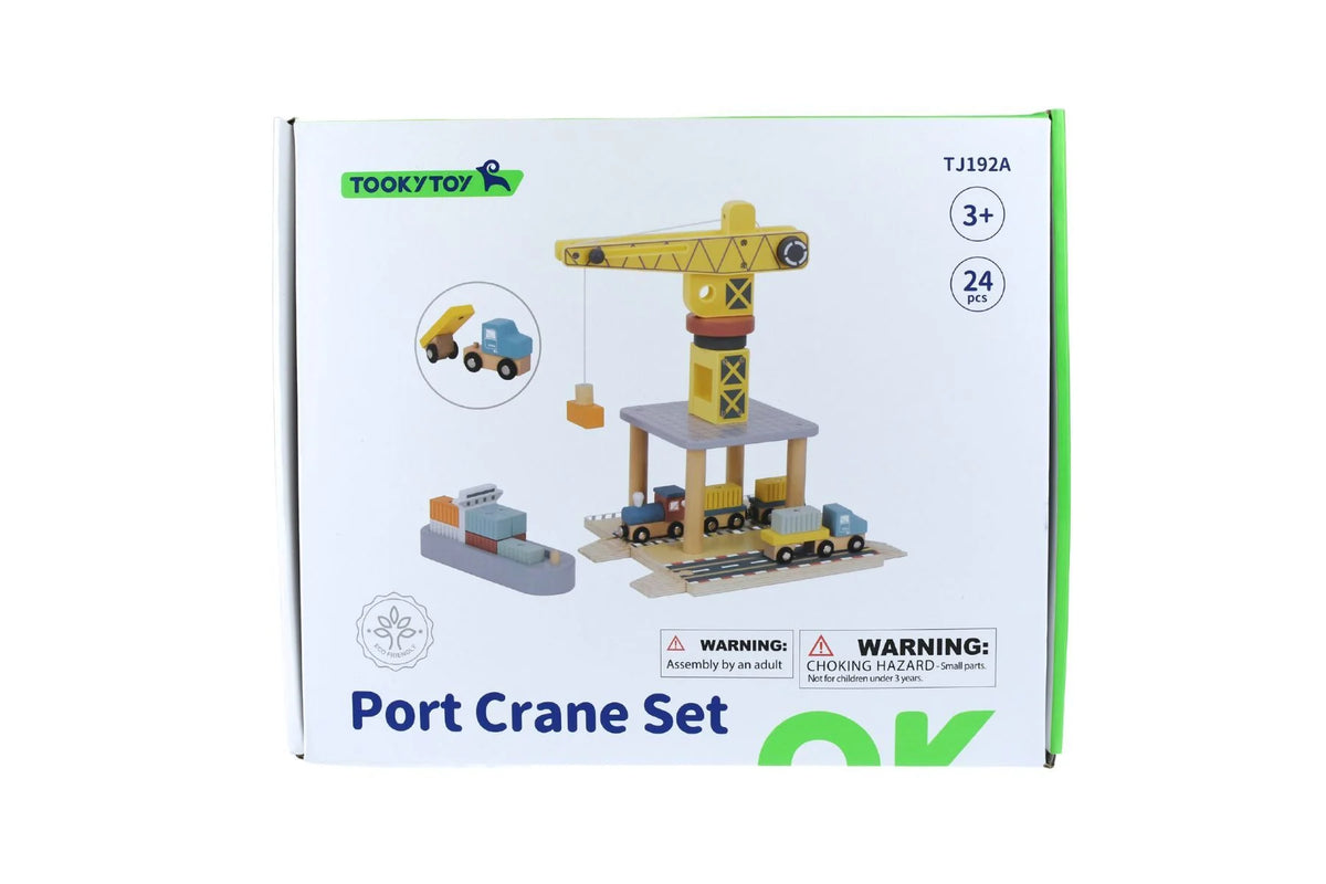 TOOKY TOY Port Crane Set - Marah Kids