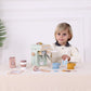 Tooky Toys Coffee Shop pretend play kitchen set - view 2 | Marah Kids