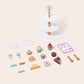 Tooky Toys Dessert Stand kids wooden kitchen toy - view 7 | Marah Kids